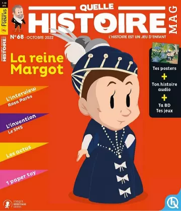 Quelle Histoire Mag N°68 – Octobre 2022  [Magazines]