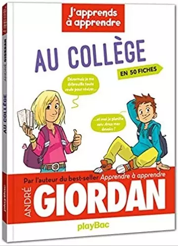 J'apprends à apprendre au collège [Livres]