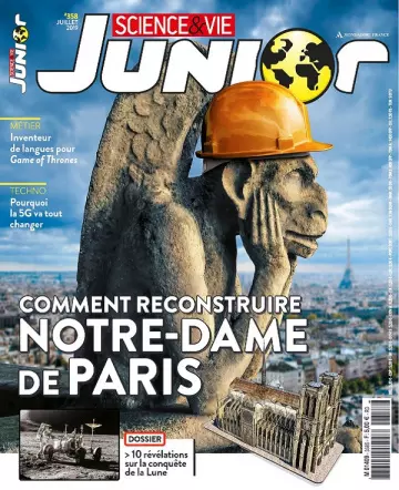 Science et Vie Junior N°358 – Juillet 2019 [Magazines]