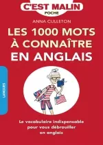 Les 1000 Mots a connaitre en anglais  [Livres]