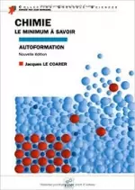 CHIMIE - LE MINIMUM À SAVOIR  [Livres]