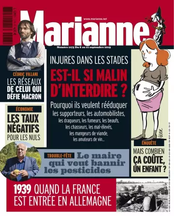 Marianne N°1173 Du 6 au 12 Septembre 2019 [Magazines]