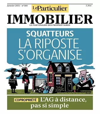 Le Particulier Immobilier N°381 – Janvier 2021 [Magazines]