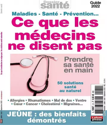 Dossier Santé N°21 – Juillet-Septembre 2022  [Magazines]