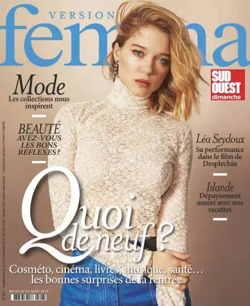 Version Femina N°907 Du 18 Août 2019 [Magazines]