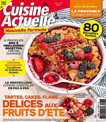 Cuisine Actuelle N°367 – Août 2021 [Magazines]