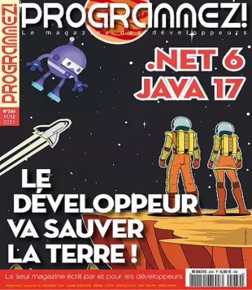 Programmez N°249 – Novembre-Décembre 2021 [Magazines]