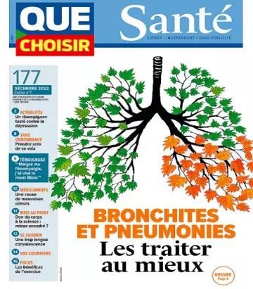 Que Choisir Santé N°177 – Décembre 2022 [Magazines]