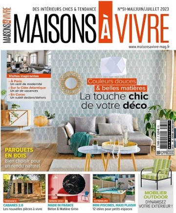 Maisons à Vivre N°51 – Mai-Juillet 2023  [Magazines]