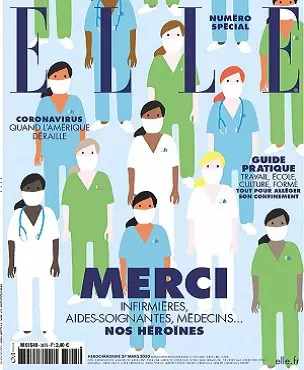 Elle N°3875 Du 27 Mars 2020  [Magazines]