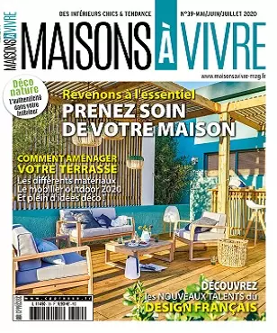 Maisons à Vivre N°39 – Mai-Juillet 2020 [Magazines]