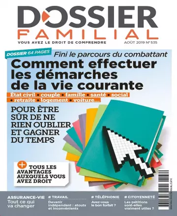 Dossier Familial N°535 – Août 2019 [Magazines]