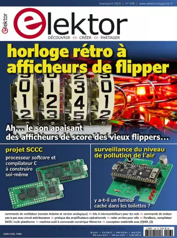 Elektor N°476 – Mars-Avril 2019  [Magazines]