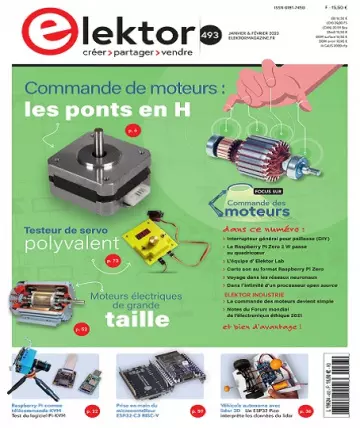 Elektor N°493 – Janvier-Février 2022 [Magazines]