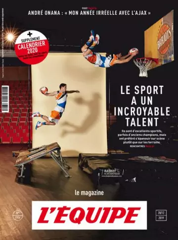 L’Equipe Magazine - 28 Décembre 2019  [Magazines]