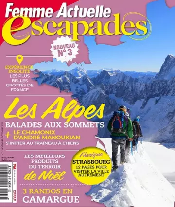 Femme Actuelle Escapades N°3 – Novembre-Décembre 2021 [Magazines]