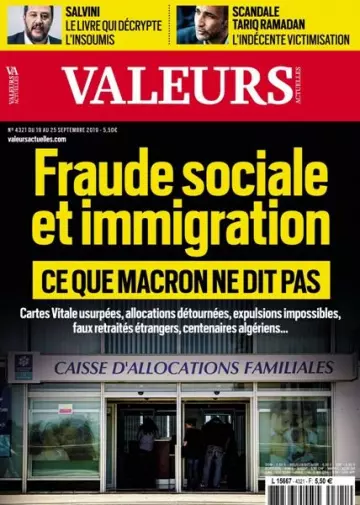 Valeurs Actuelles - 19 Septembre 2019  [Magazines]