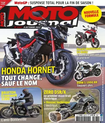 Moto Journal N°2337 Du 6 Octobre 2022 [Magazines]