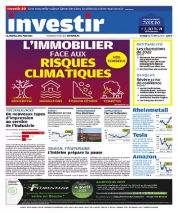 Investir N°2568 Du 25 au 31 Mars 2023 [Journaux]