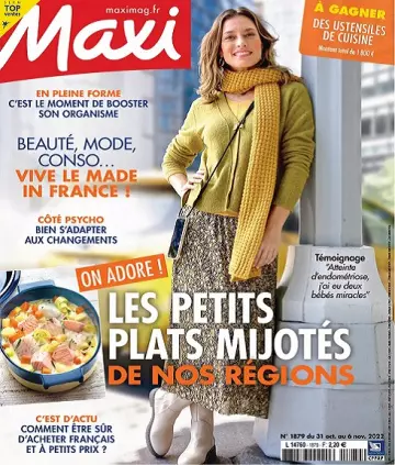 Maxi N°1879 Du 31 Octobre 2022 [Magazines]