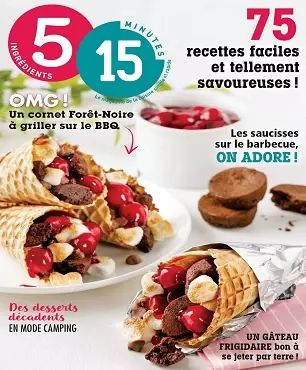 5 ingrédients 15 minutes – Juillet 2020  [Magazines]