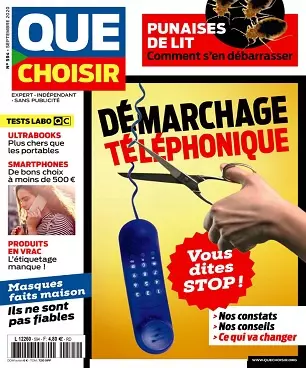 Que Choisir N°594 – Septembre 2020 [Magazines]