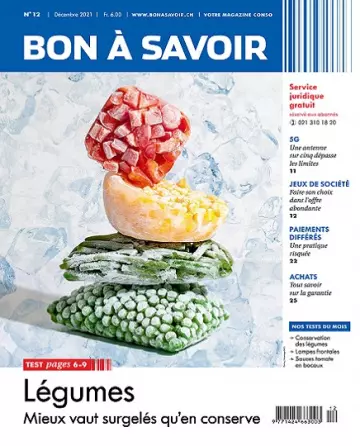 Bon à Savoir N°12 – Décembre 2021 [Magazines]