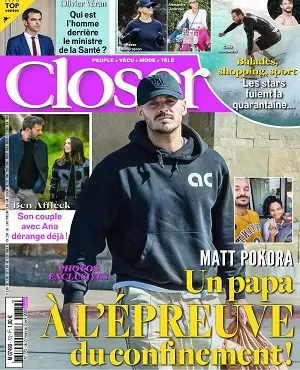 Closer N°772 Du 27 Mars 2020 [Magazines]