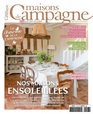 Maisons De Campagne N°143 – Juillet-Août 2023 [Magazines]