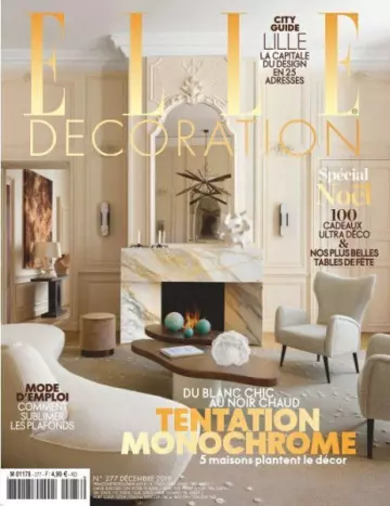 Elle Décoration France - Décembre 2019 [Magazines]