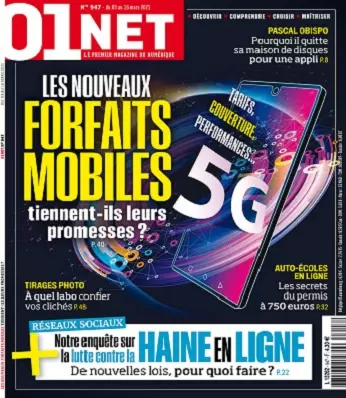 01Net N°947 Du 3 au 16 Mars 2021 [Magazines]