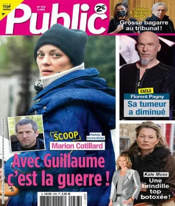 Public N°978 Du 8 au 14 Avril 2022 [Magazines]