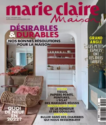 Marie Claire Maison N°531 – Février 2022  [Magazines]