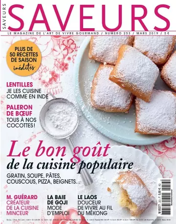 Saveurs N°253 – Mars 2019 [Magazines]