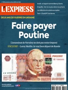 L'Express N.3790 - 22 Février 2024 [Magazines]