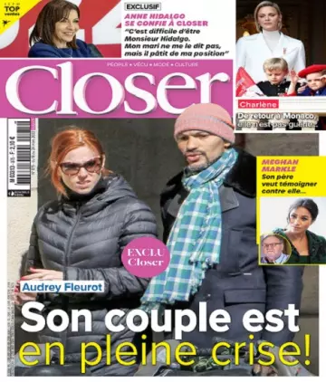 Closer N°875 Du 18 au 24 Mars 2022 [Magazines]