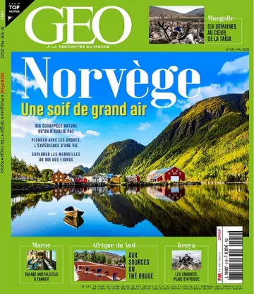 Geo N°519 – Mai 2022 [Magazines]