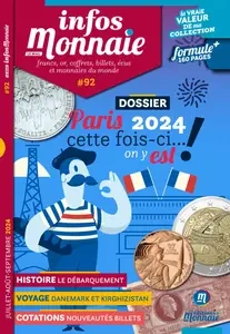 Infos Monnaie N.92 - Juillet-Août-Septembre 2024 [Magazines]