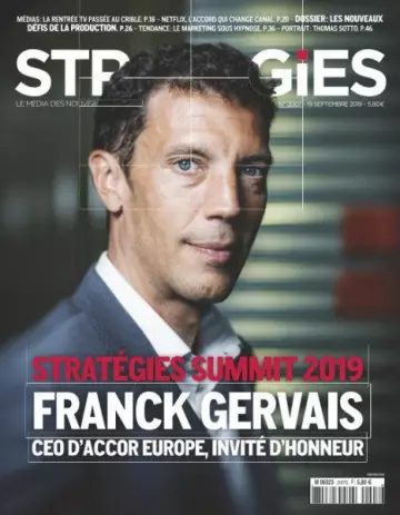 Stratégies - 19 Septembre 2019 [Magazines]