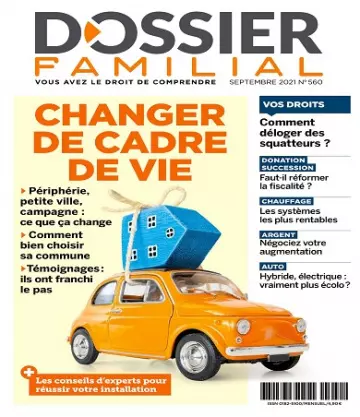 Dossier Familial N°560 – Septembre 2021 [Magazines]