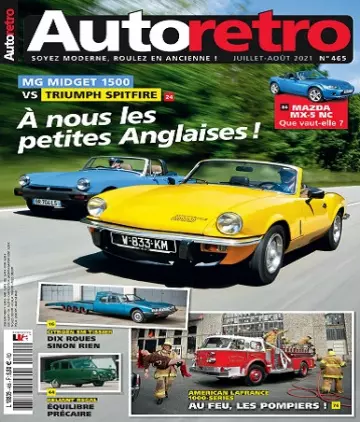 Autoretro N°465 – Juillet-Août 2021 [Magazines]