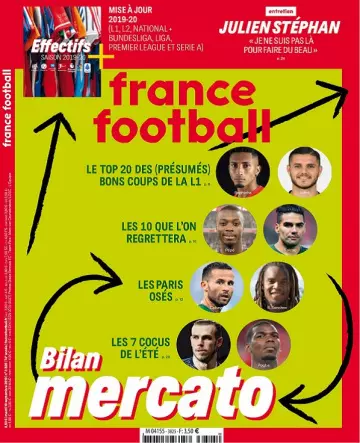 France Football N°3825 Du 10 Septembre 2019  [Magazines]