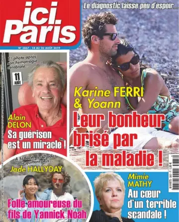 Ici Paris N°3867 Du 14 Août 2019 [Magazines]