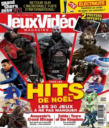 Jeux Vidéo Magazine N°261 – Octobre 2022  [Magazines]