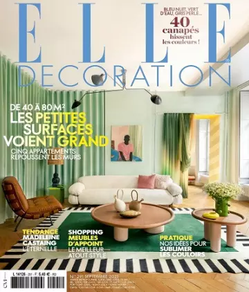 Elle Décoration N°291 – Septembre 2021 [Magazines]