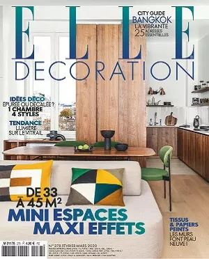 Elle Décoration N°278 – Février-Mars 2020  [Magazines]