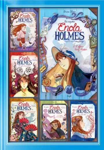 Les enquêtes d'Enola Holmes (T1 à T6) [BD]