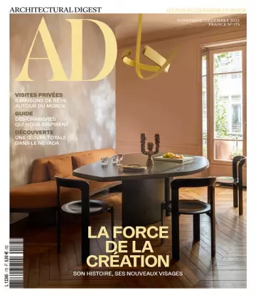 AD Architectural Digest N°175 – Novembre-Décembre 2022 [Magazines]