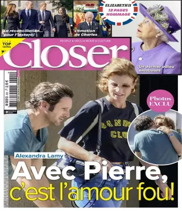 Closer N°901 Du 16 au 22 Septembre 2022 [Magazines]