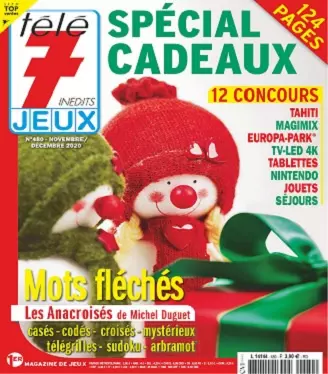 Télé 7 Jeux Inédits N°480 – Novembre-Décembre 2020  [Magazines]